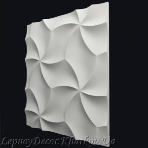 Гипсовая 3D панель «Оригами»