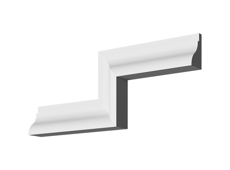 Молдинг з гіпсу М-4, 13hx8mm