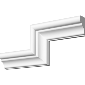 Молдинг з гіпсу М-33, 28hx24mm