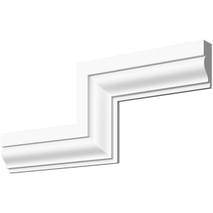 Молдинг з гіпсу М-36, 30hx12mm