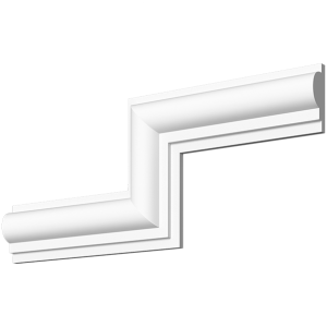 Молдинг з гіпсу М-38, 30hx12mm