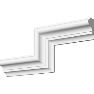 Молдинг з гіпсу М-39, 25hx20mm