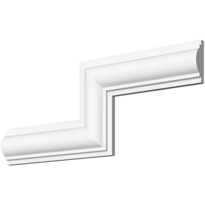 Молдинг з гіпсу М-40, 30hx12mm