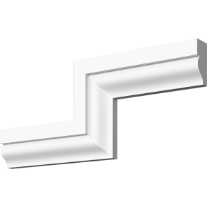 Молдинг з гіпсу М-41, 30hx15mm