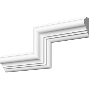 Молдинг з гіпсу М-46, 30hx21mm