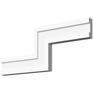 Молдинг з гіпсу М-52, 40hx15mm