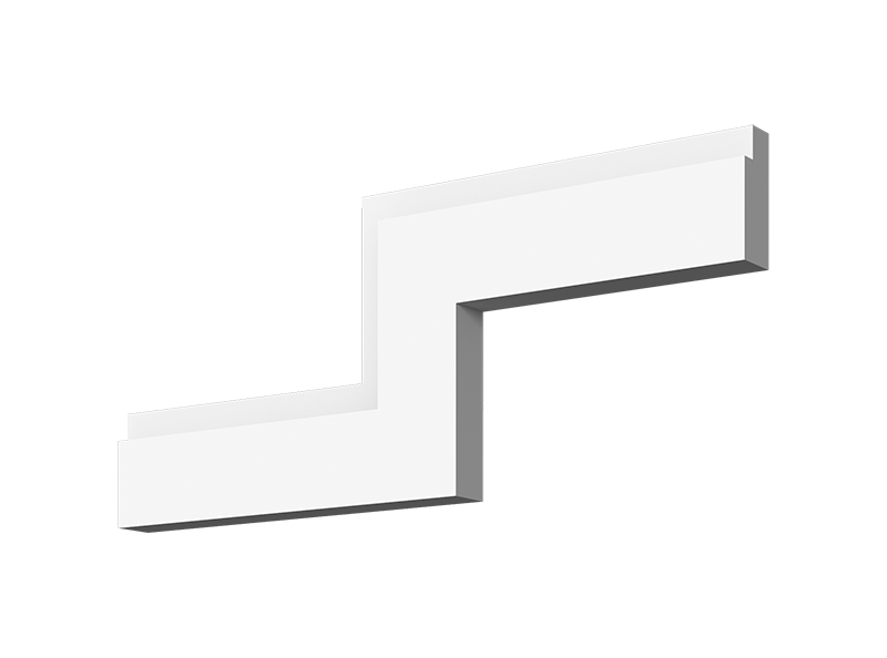 Молдинг з гіпсу М-54,40hx15mm