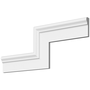 Молдинг з гіпсу М-80, 60hx20mm