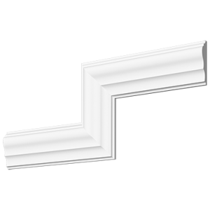 Молдинг з гіпсу М-90, 80hx20mm