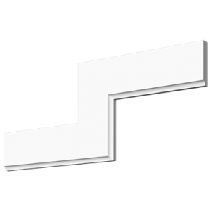 Молдинг з гіпсу М-113, 70hx15mm
