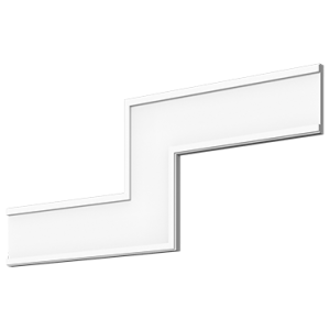 Молдинг з гіпсу М-116, 100hx15mm