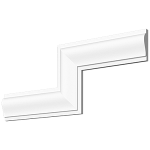 Молдинг з гіпсу М-123, 35hx10mm