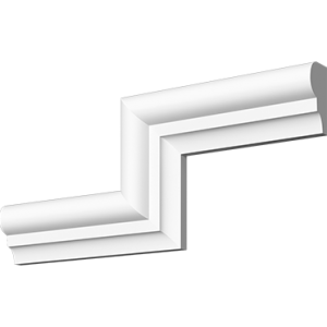 Молдинг з гіпсу М-129, 35hx20mm
