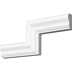 Молдинг з гіпсу М-136, 50hx32mm