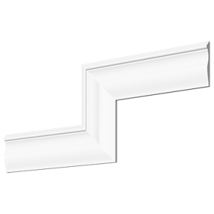 Молдинг з гіпсу М-157, 110hx18mm
