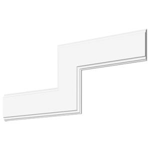 Молдинг з гіпсу М-161, 115hx15mm