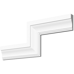 Молдинг з гіпсу М-163, 95hx32mm